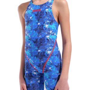 Arena Girls Powerskin ST NEXT Limited Edition Openback Kneesuit - Splashy Multi