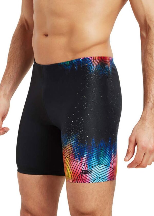 Zoggs Men's Terrain Mid Jammer - Firestorm