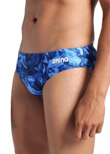 Arena Crackle Briefs - Black / Royal Blue