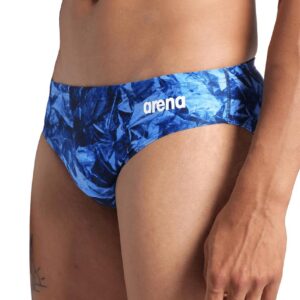 Arena Crackle Briefs - Black / Royal Blue