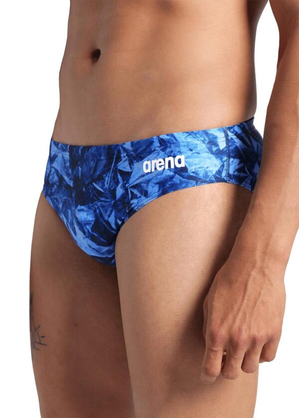 Arena Crackle Briefs - Black / Royal Blue