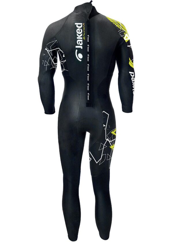 Jaked Mens Shocker Multi Thickness Wetsuit – Black / Yellow