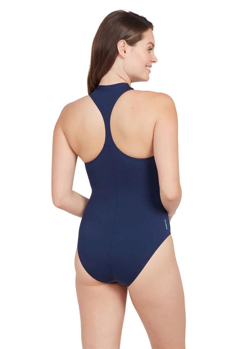 Zoggs Sunset Bloom Zip Swimsuit