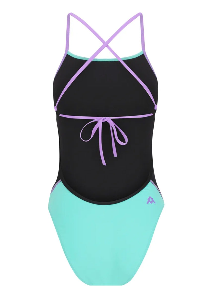 AMANZI Mystic Mint Tie Back One Piece Swimsuit
