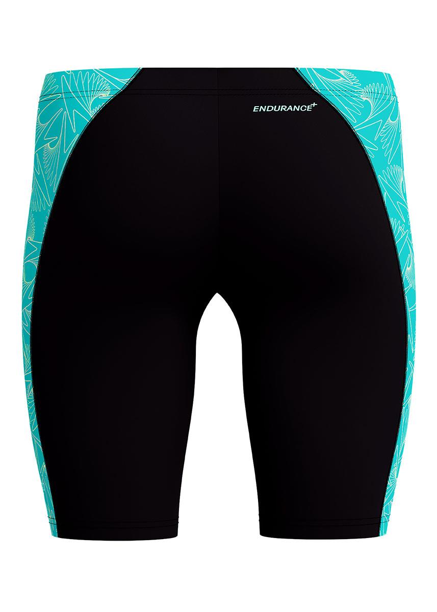 Speedo Mens Hyperboom Panel Jammer - Blue / Green-629813