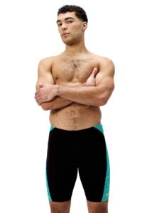 Speedo Mens Hyperboom Panel Jammer - Blue / Green