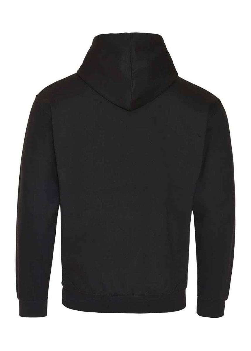 AWDis Varsity Hoodie - Black / Grey-629805
