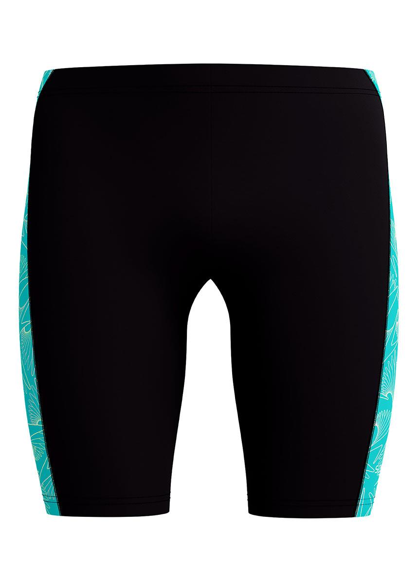 Speedo Mens Hyperboom Panel Jammer - Blue / Green-629811