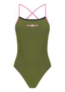 AMANZI Desert Blush Tie Back One Piece Swimsuit