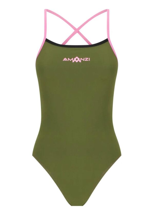 AMANZI Desert Blush Tie Back One Piece Swimsuit