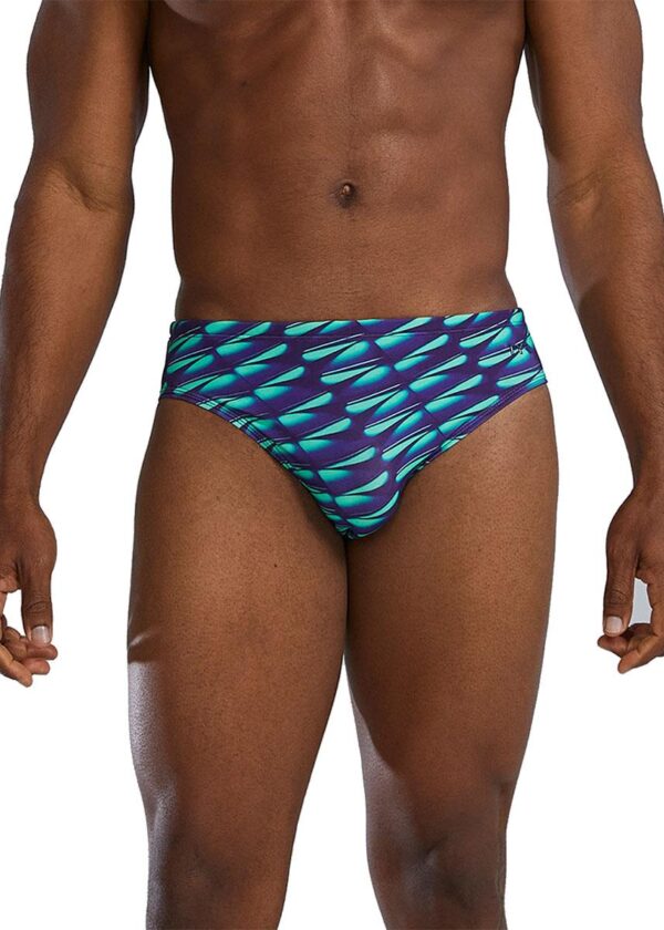 TYR Durafast Elite Dragonflyte Brief - Green / Navy