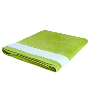 SOL'S Lagoon Beach Towel - Lime Green / White