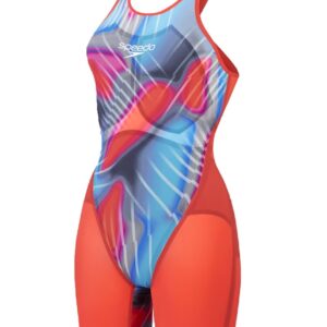 Speedo Fastskin LZR Pure Valor 2.0 Closedback Kneeskin - Red / Blue