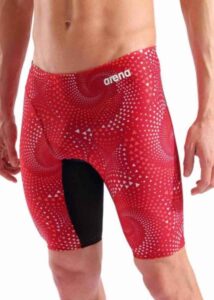 Arena Mens Fireflow Swim Jammer - Black / Team Red