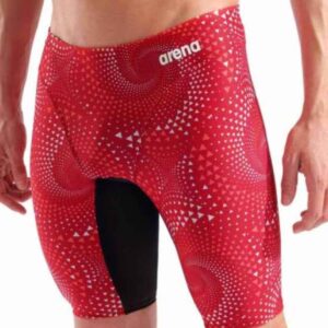 Arena Mens Fireflow Swim Jammer - Black / Team Red