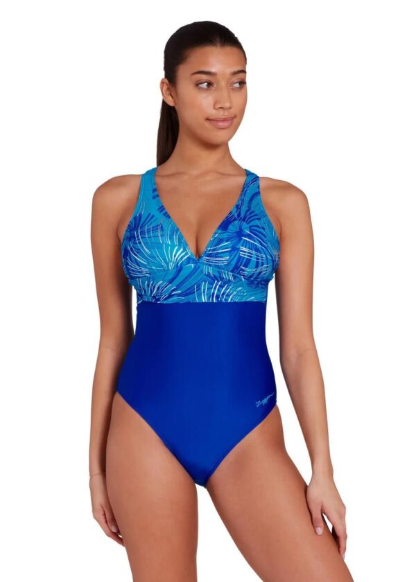 Zoggs Women's Nautilus Ruch Crossback Swimsuit