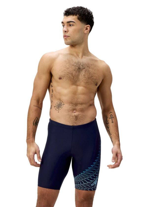 Speedo Medley Logo Jammer - Navy Blue