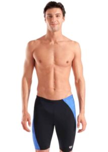 Arena Mens Ribbed Jammer - Black / Royal Multi