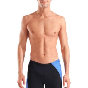 Arena Mens Ribbed Jammer - Black / Royal Multi-0