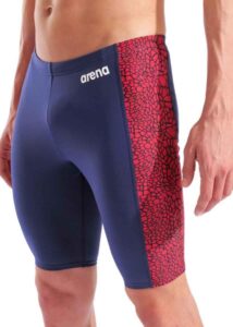 Arena Mens Snakeskin Jammer - Navy / Team Red White Blue
