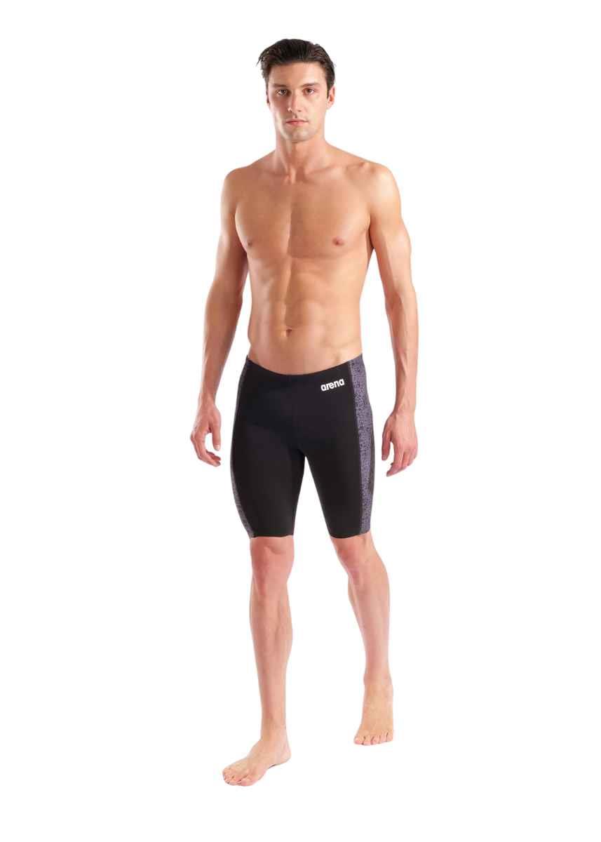 Arena Mens Snakeskin Jammer - Black / Team Black-630984