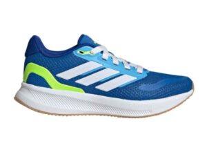 Adidas Junior Runfalcon 5 Trainers - Royal Blue / White / Green
