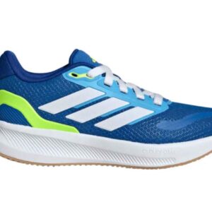 Adidas Junior Runfalcon 5 Trainers - Royal Blue / White / Green-0