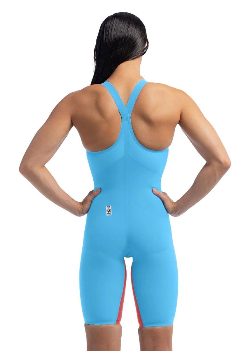 Speedo Fastskin LZR Pure Valor 2.0 Closedback Kneeskin - Blue / Red-630313