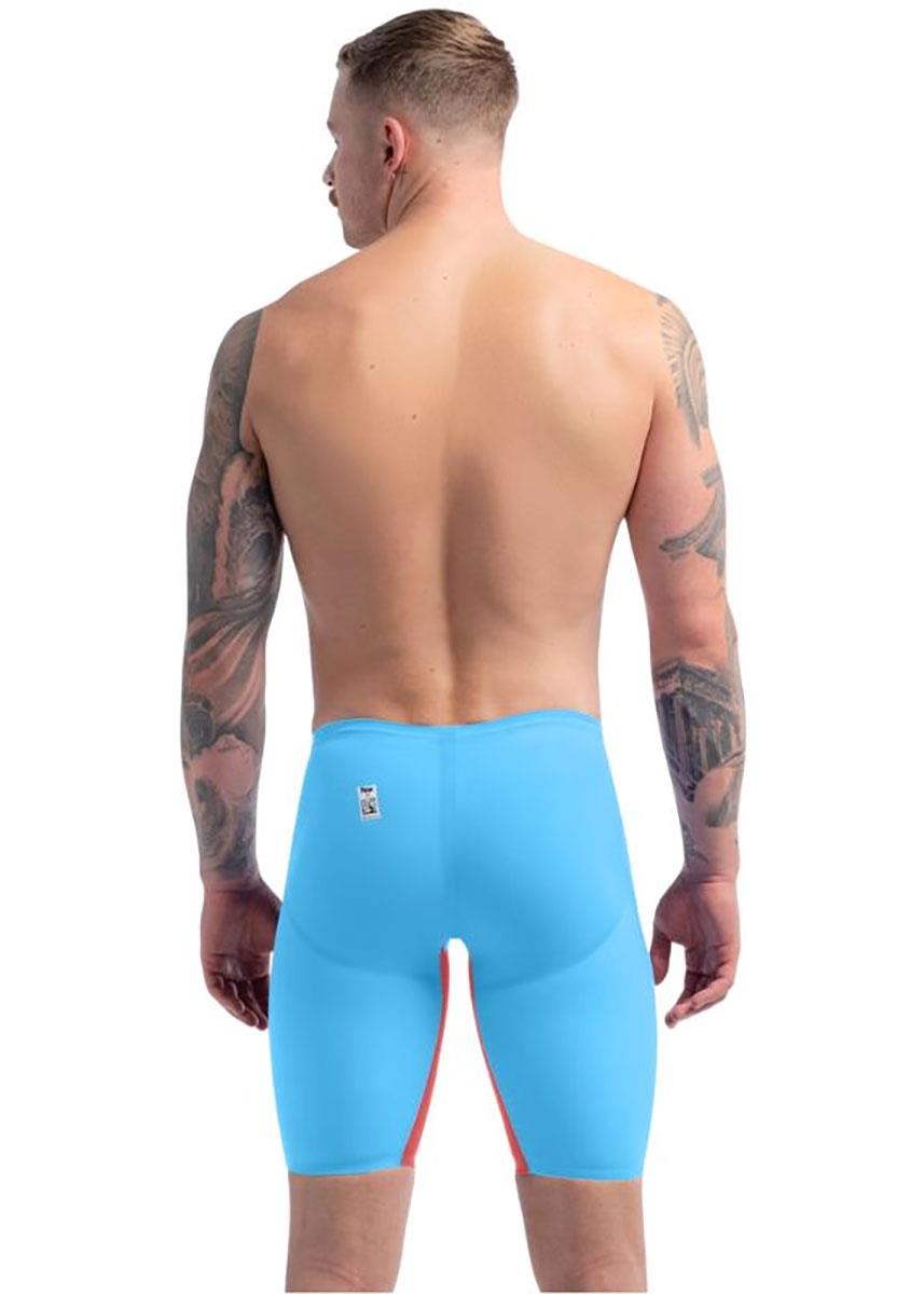 Speedo Fastskin LZR Pure Valor 2.0 High Waisted Jammer - Blue / Red-630307
