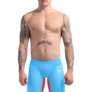 Speedo Fastskin LZR Pure Valor 2.0 High Waisted Jammer - Blue / Red