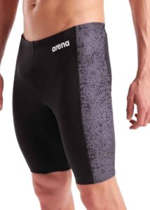 Arena Mens Snakeskin Jammer - Black / Team Black