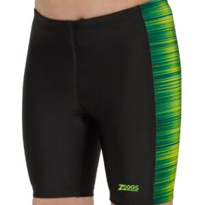 Zoggs Boys Pipeline Green Panellled Mid Jammers