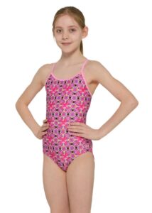 Zoggs Girls Magic Moroccan Starback Swimsuit