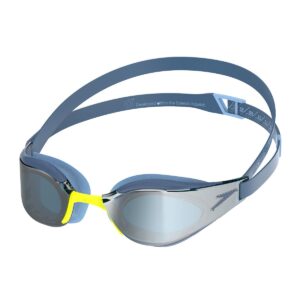 Speedo Fastskin Hyper Elite Mirrored Goggles - Cobalt / Silver Mirror