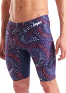 Arena Mens Fireflow Swim Jammer - Team Navy / Red / White