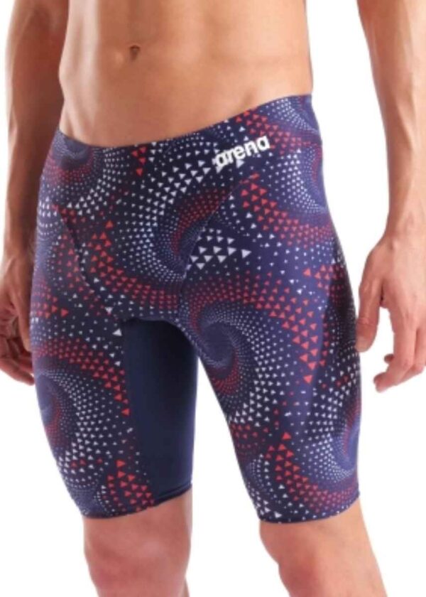 Arena Fireflow Swim Jammer - Team Navy / Red / White
