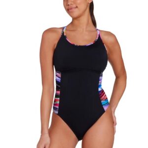 Zoggs Women's Prism Geo Multiway One Piece Swimsuit-0