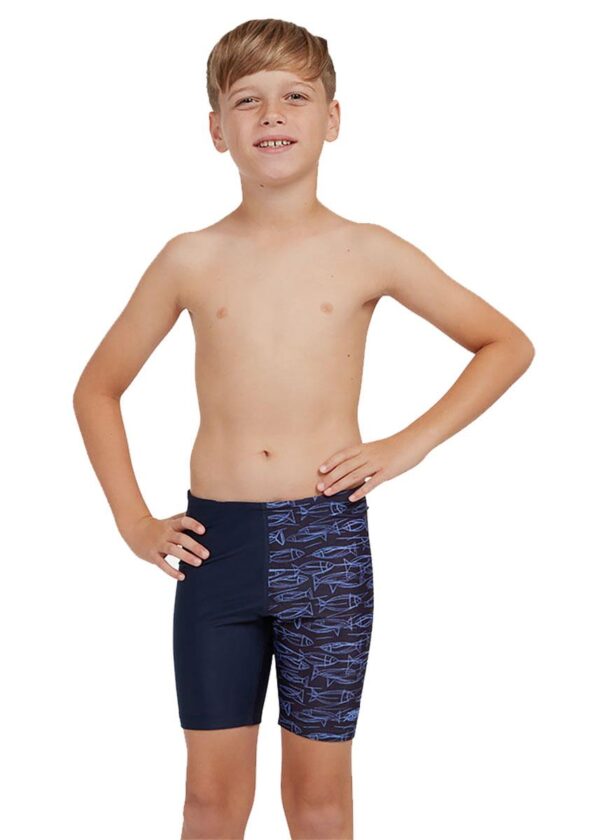 Zoggs Boys Fish Mid Jammer