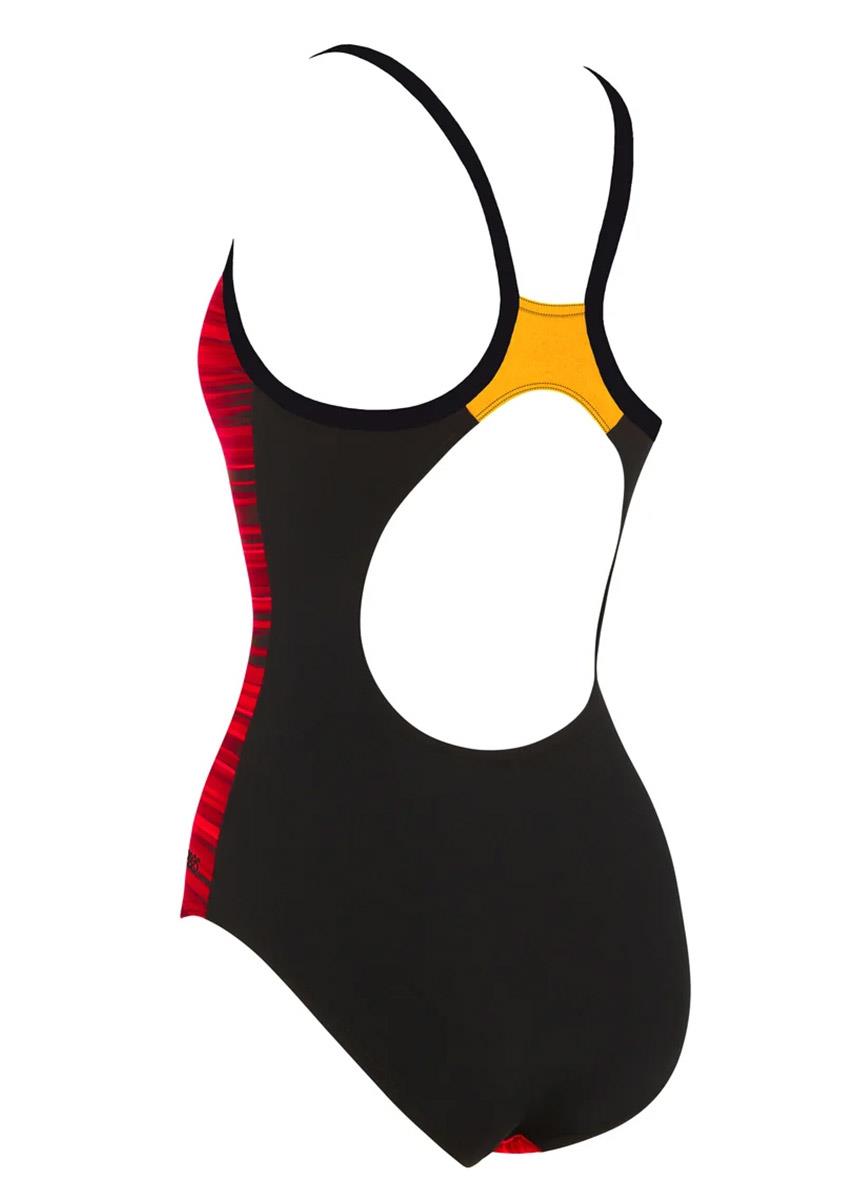 Zoggs Women's Pipeline Orange Strikeback Swimsuit-630845