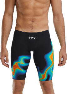 TYR Venzo Infrared Low Waist Jammer - Orange / Green