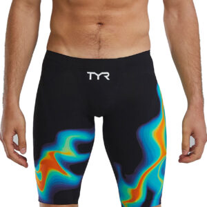 TYR Venzo Infrared Low Waist Jammer - Orange / Green