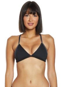 Dolfin Revibe Solid Triangle Bikini Top - Black