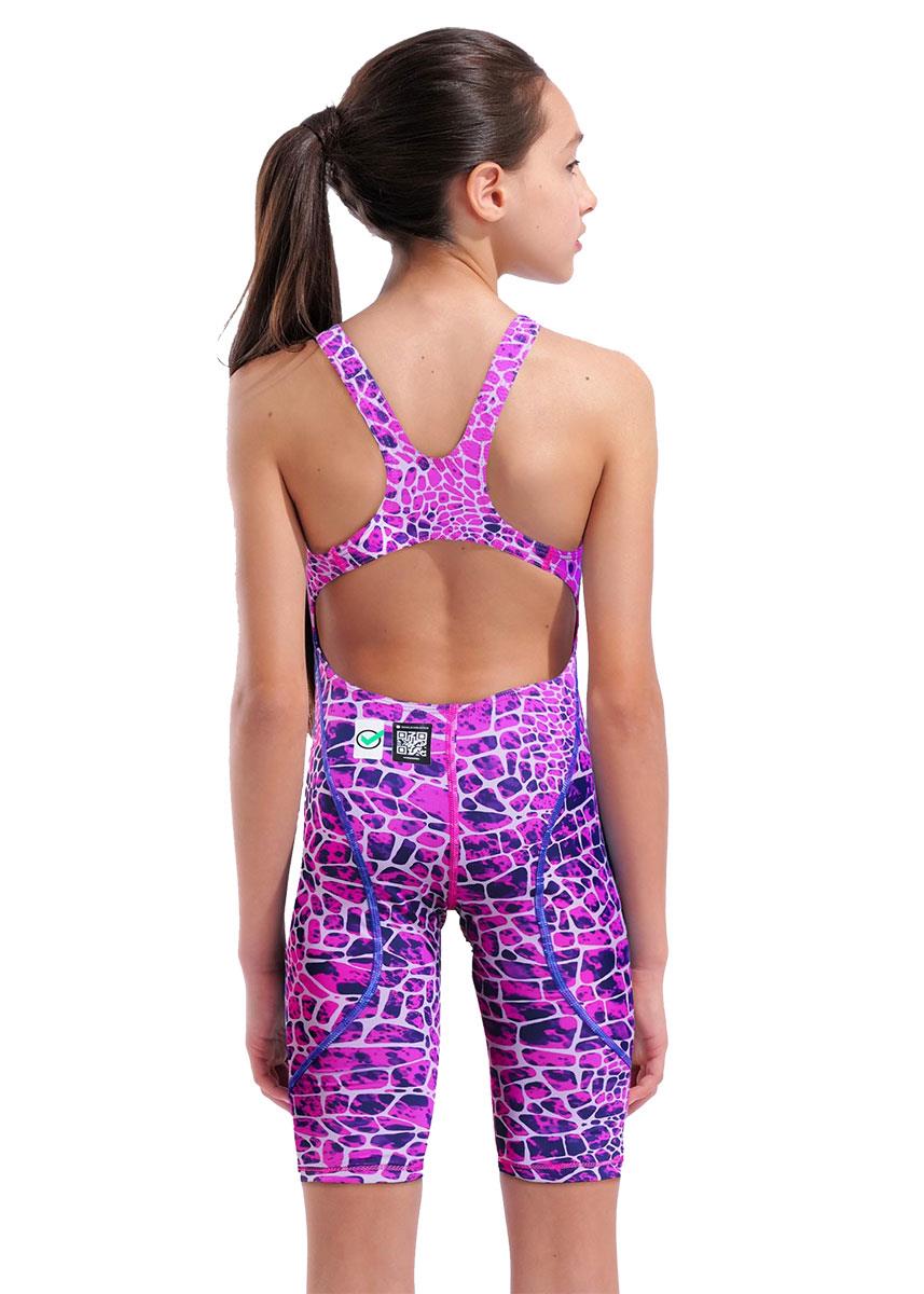 Arena Girls Powerskin ST Next Limited Edition Snakeskin Kneesuit - Snake Pink-631742