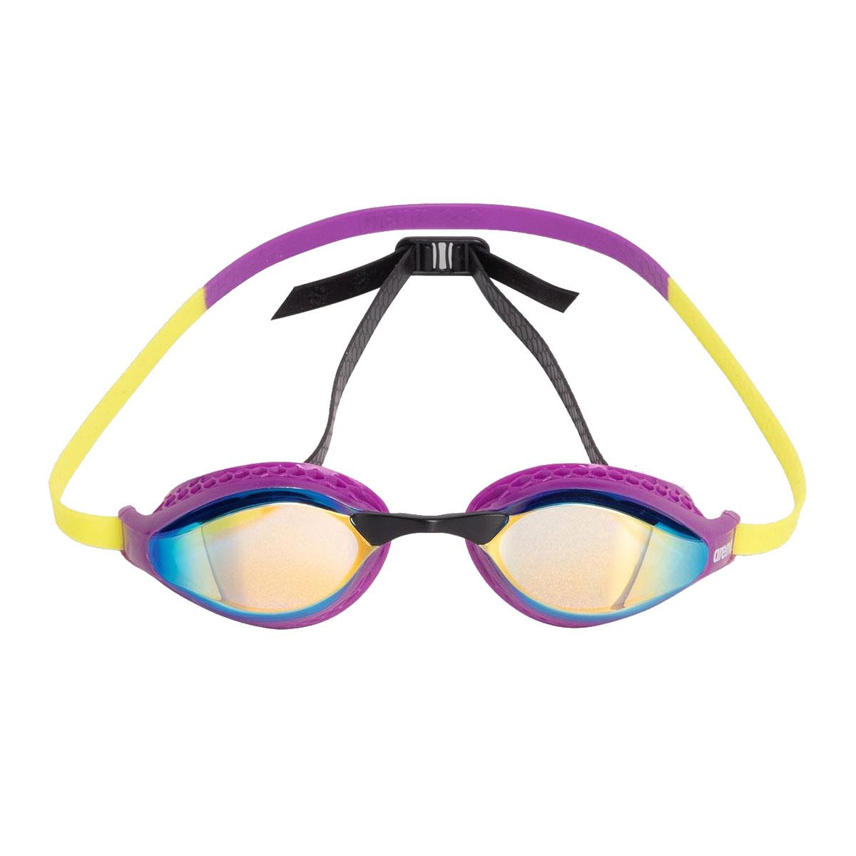 Arena Airspeed Mirrored Goggles - Aqua / Plum / Lime-631713