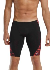 TYR Durafast Elite Men's Jammer Waveform - Red