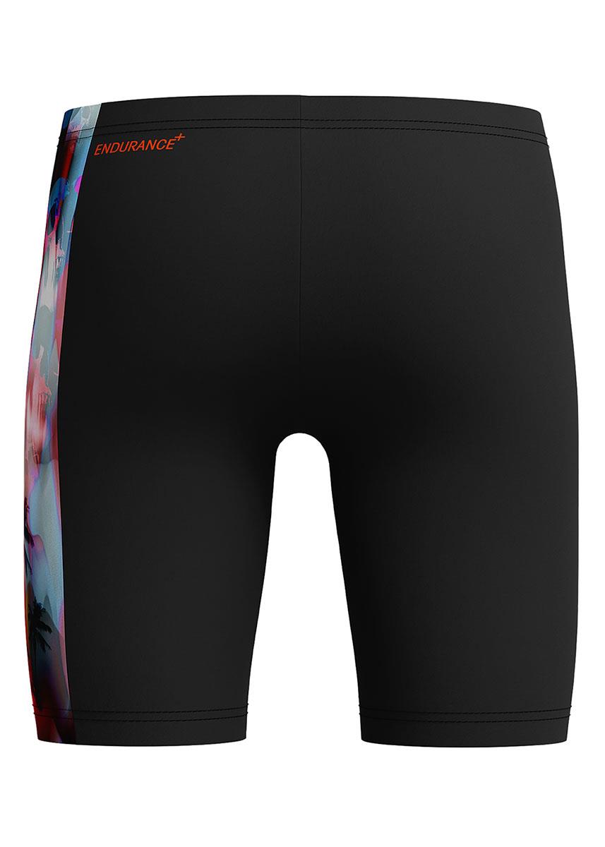 Speedo Boys Digital Panel Jammer - Red Ginger-631940