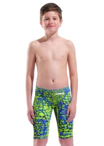Arena Boys Powerskin ST Next Limited Edition Snakeskin Jammer - Snake Green