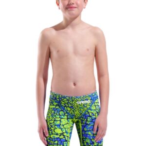 Arena Boys Powerskin ST Next Limited Edition Snakeskin Jammer - Snake Green