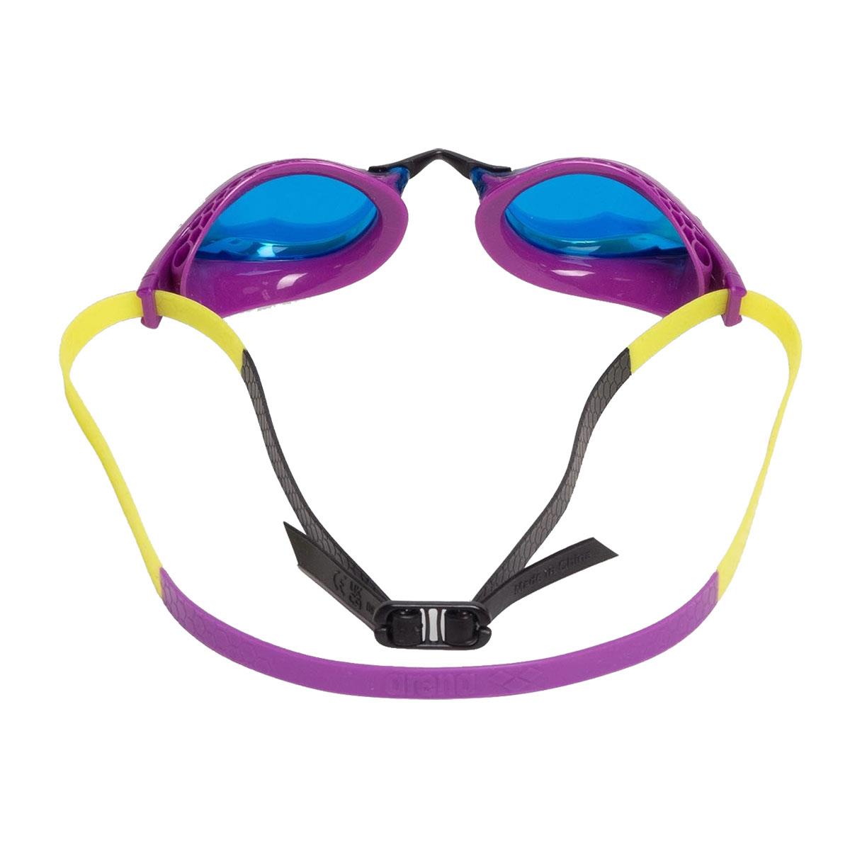 Arena Airspeed Mirrored Goggles - Aqua / Plum / Lime-631714