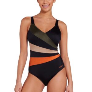 Zoggs Women's Dream Wrap Panel Classicback Swimsuit